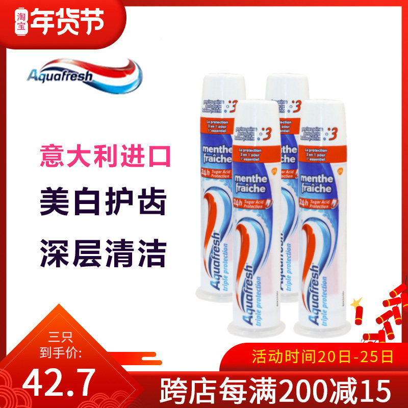 Whitening Imported Toothpaste Bright White to Smoke Stains To Yellow Tooth Scale Breath Freshener Family 100ml * 8 Non-Japanese