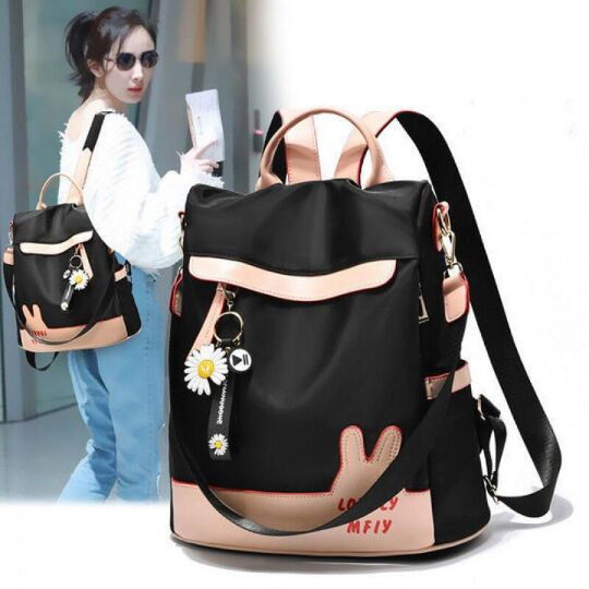 ckitty it stars with a double shoulder pack female middle school student in 2022 new carry female summer travel