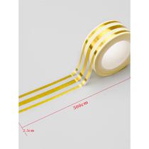 Gold sticker decorative strip self-adhesive furniture cabinet door cabinet wardrobe frame decorative wall metal beauty seam edge sticker