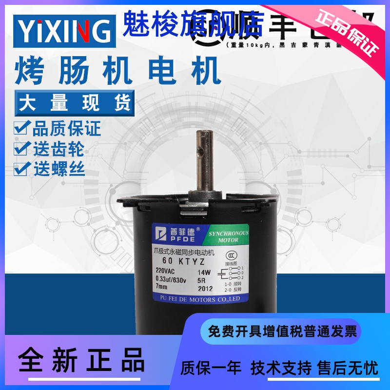 Middle East Turkey Basil Meat Machine Accessories Motor Roast Oven Motor 60KTYZ Miniature Motor 220V