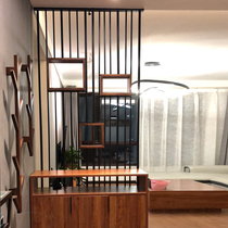 Iron Art Screen Partition Brief Modern Hollowed-out Nordic Restaurant Living Room Genguan Kitchen Partition Wall Office Fence