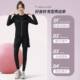 Fitness clothes, sports suits, women's autumn quick-drying large size running clothes, morning running training tops, yoga clothes, spring and autumn