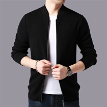 Official website flagship store mens knitwear cardigan sweater 2021 autumn new trend zipper thread coat coat men