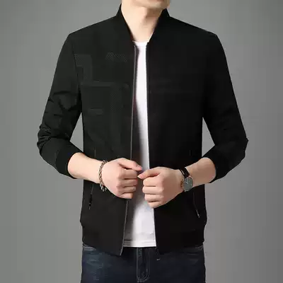 Official website flagship store Autumn New Product stand collar long sleeve men's coat trend fashion men's jacket handsome jacket men