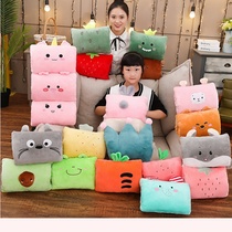 Cartoon plush hand warmer pillow cute hand pillow nap pillow student classroom dormitory office winter cover hand