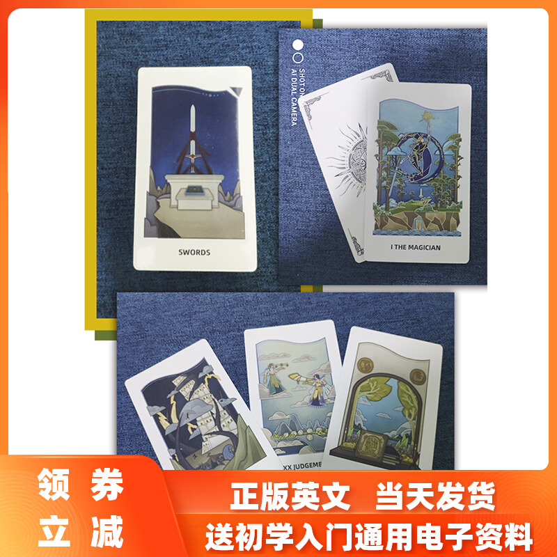 Original genuine Tarot Note Tarot Notes Tarot Carol cards 78 Pan Weite System Notes