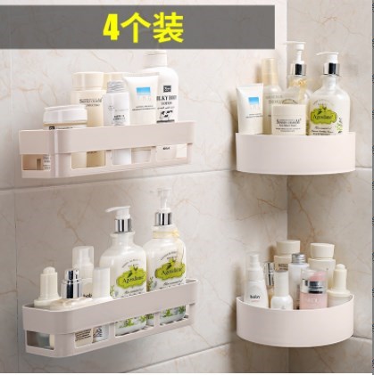 Shelving wall-mounted storage case wall-mounted wall Makeup Desk Home Dressing Room Released Wall Bathroom Adhesive