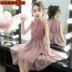 Girls váy mùa hè vừa mỏng lớn váy trẻ không khí La hét Hàn Quốc phiên bản 2019 mới phổ biến cô bé thủy triều bông. 