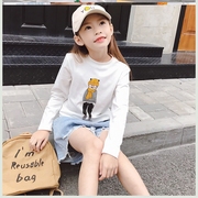 20192018 mới mùa thu / mùa đông váy girltop sie cô gái sie cô gái s 桖 đáy dài tay 桖 t-shirt.