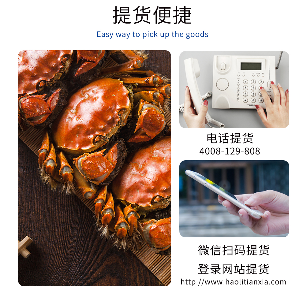协会会员单位 湖秋韵 大闸蟹礼券 公4.5两*4只+母3两*4只 图5