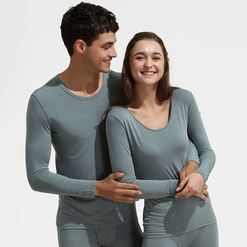 Демисезонное удерживающее тепло нижнее белье, кашемировый комплект для влюбленных, комфортное термобелье, облегающий крой