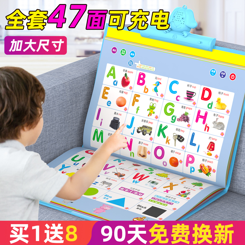 Young Child Talking Early Church Wallchart Baby Dot read vocal book Read the alphabet Alphabet Wall Stickup Pinyin Learning God