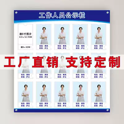Corporate employee photo wall Kindergarten education institution training course student style Background wall wall sticker display wall