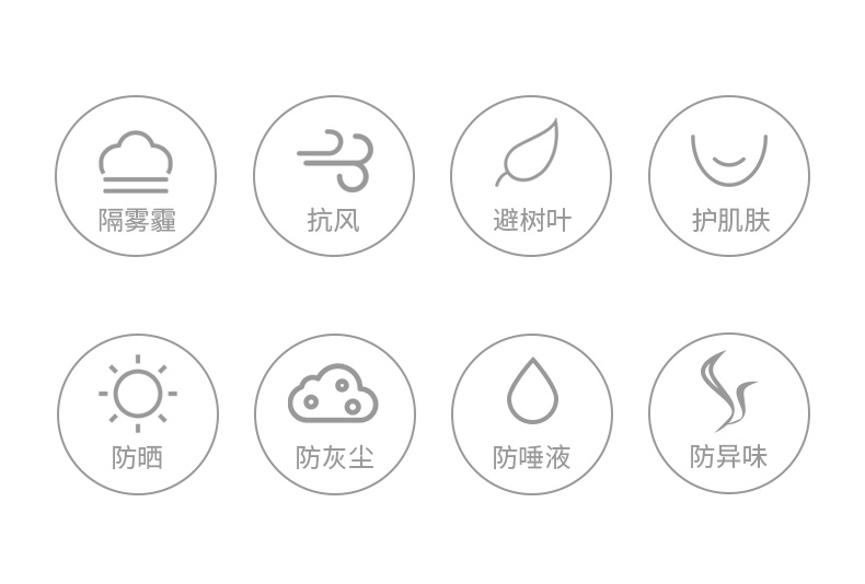 崇呆 一次性防护口罩 50只 图4