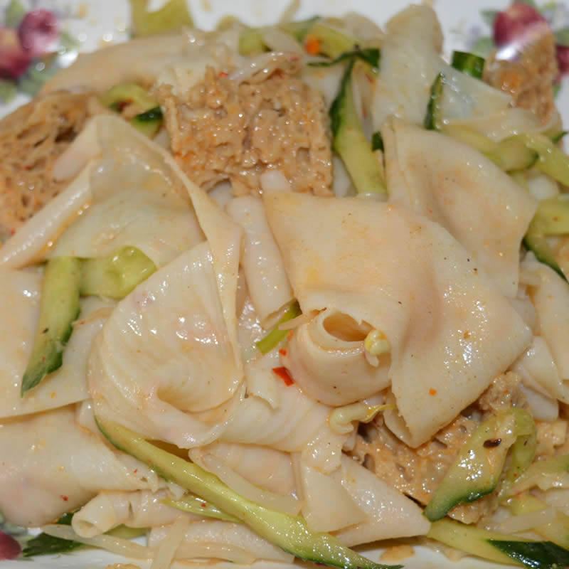 Really dry noodles 2 catties Henan Liangpi cold tendons traditional handmade with gluten fast food long noodles