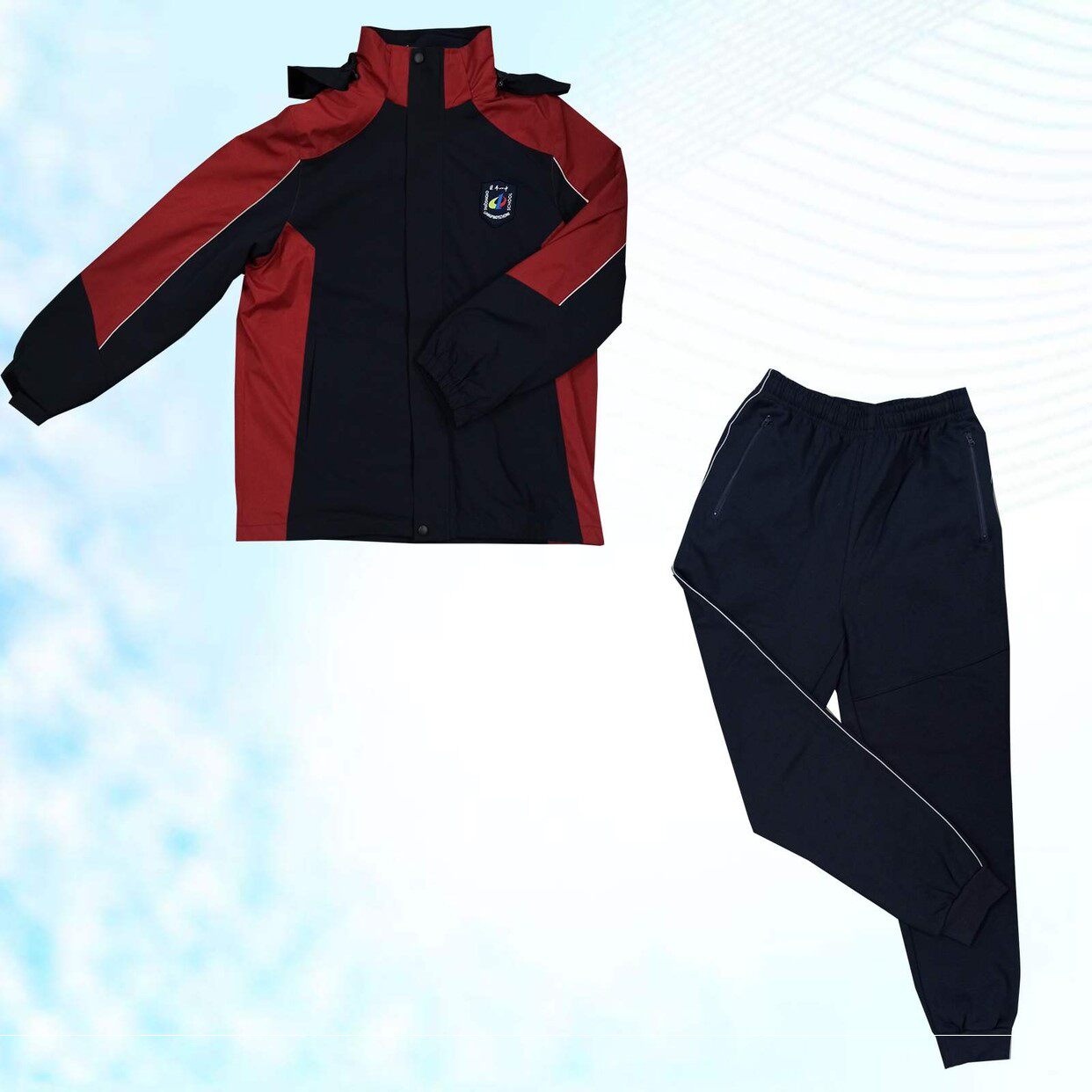 (Liangping No. 1 Middle School) Men's and women's winter jackets 53006A student school uniforms winter 2019
