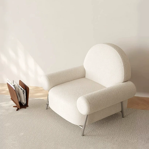 Кремовый современный и минималистичный белый дизайнерский диван для отдыха, популярно в интернете