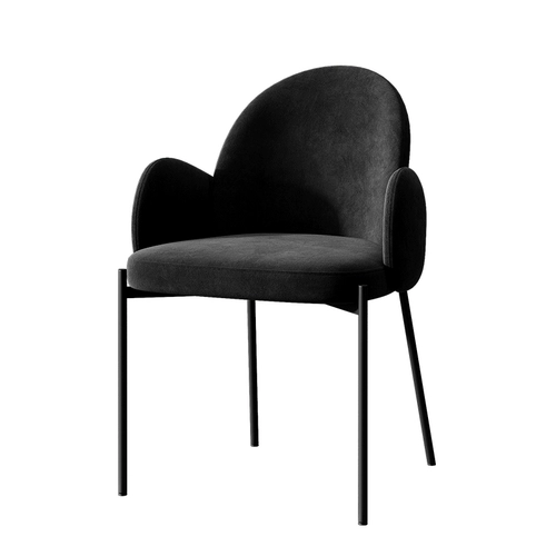 Итальянский минималистский обеденный стул, домашний дизайнерский книжный стул, кофейный стул, светлый роскошный гостиничный номер, стул со спинкой в ​​ресторане