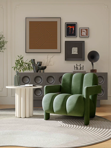 殊尤 Кремовый дизайнерский современный и минималистичный диван для отдыха