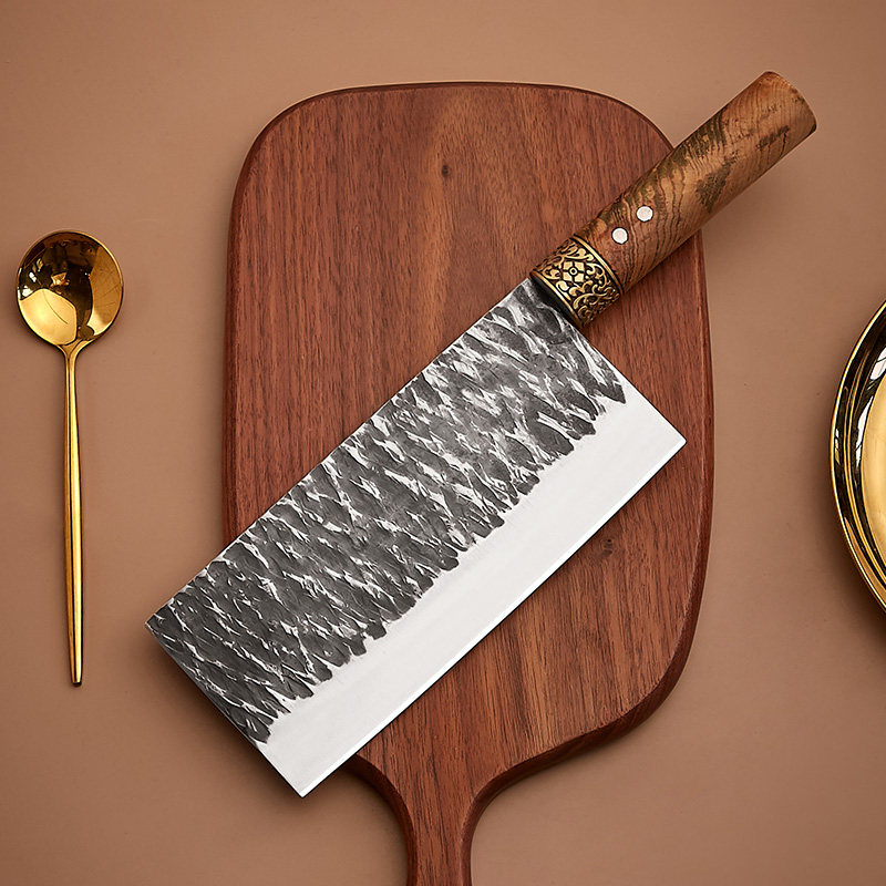 Chinese kitchen knife chef special household knife kitchen super fast sharp chef knife cutting vegetable slice meat knife hand forging