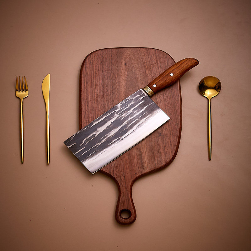 Mother is busy with Longquan kitchen knife home super quick and sharp hand forged and beaten with Chinese sliced cut meat main kitchen knife alloy