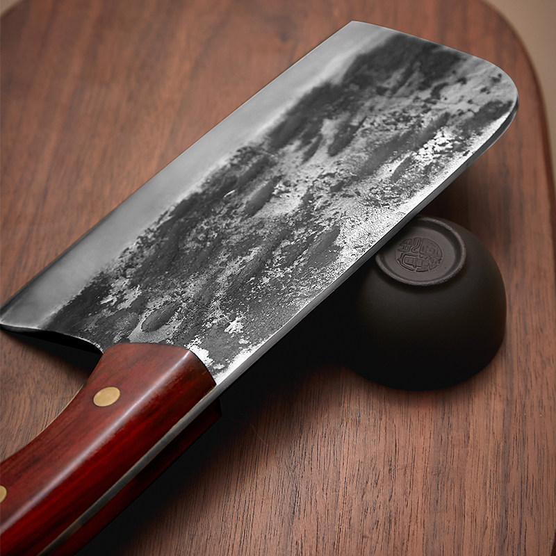 Mother busy with Chinese small kitchen knife Mini female style home hand forged Sliced Meat Kitchen Knife Ultra Fast Sharp Kitchen