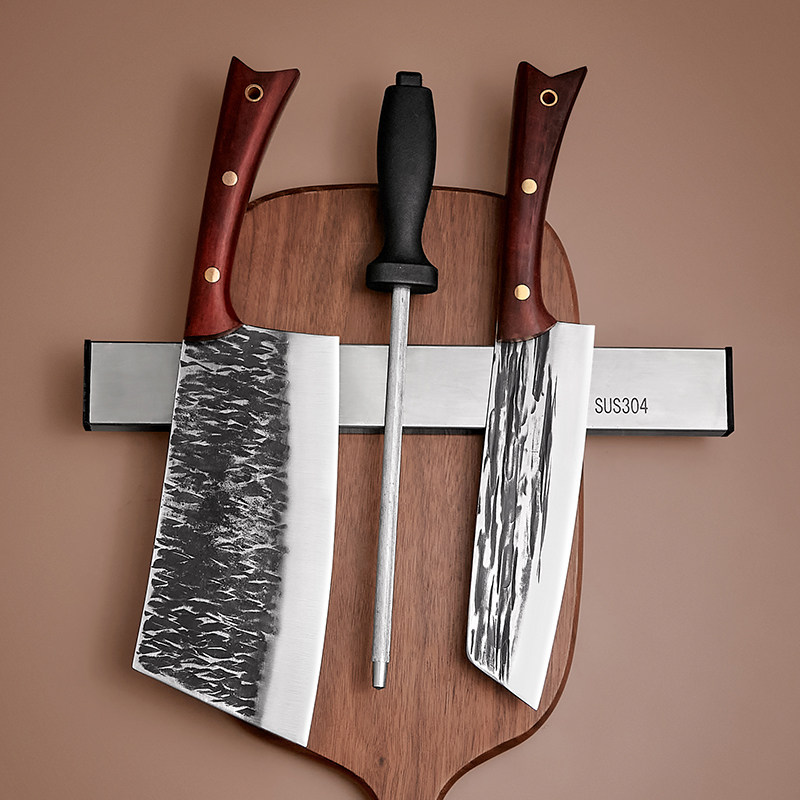 Kitchen knife Home Chinese style kitchen set Composition Four sets of hand forged Sliced Meat Lady Small Kitchen Kitchen Knife Tool Holder