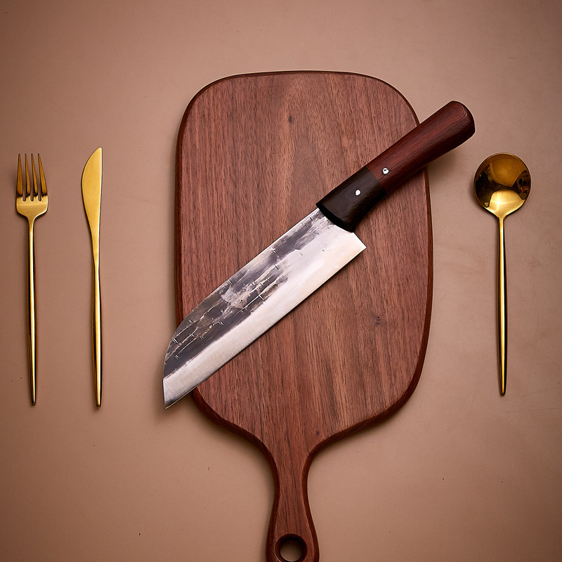 Home Small Kitchen Knife Trid Knife Sushi Knife Sliced Water Fruit Knife Alloy Handforged Forge Super Quick Sharp-Free Chinese Style