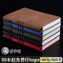 The business notebook is thickened by the A5 retro sheep bark notep The book is a concise university birthday book The literary and artistic essence work meeting is customized for the wholesale version of the creative book