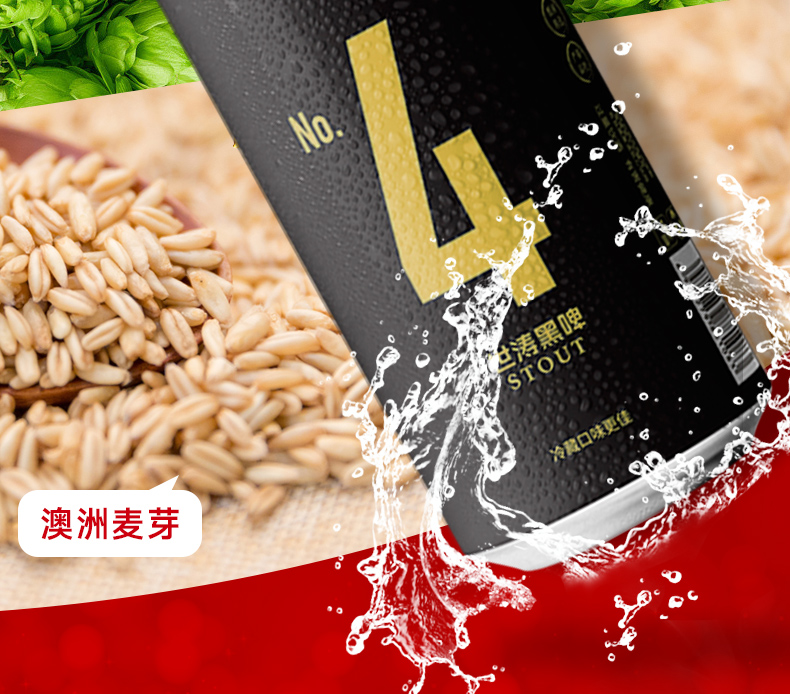 青岛永红源4号世涛黑啤 500ml*36听 图10