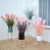 The decoration in the TV next to the TV room emulates the flower pendulum pieces big pieces on floor Xuanguan TV cabinet Fake Flower Decoration