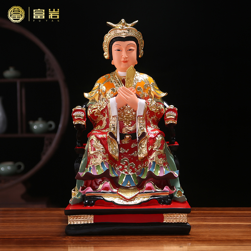 Tai Shan Grandma Statue is dedicated to the Mother Teishan Mother Teishan Mother Teishan Mother Tezan Buddhist statue Beaxia Yuanjun Household resin pendulum piece-Taobao