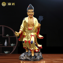 Jigong Living Buddha Temple enshrines a plexiglass Buddha statue Li Xiuyuan Jigong Bodhisattva Mad Monk Custom