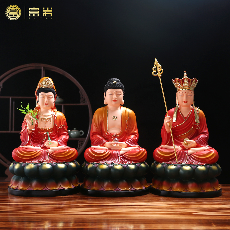 The Saba Sant' Buddhist statue home is dedicated to the full Hall of Buddha Guanyin, the Buddha Sakyamuni Buddha, Sakyamuni Buddha, Buddha at the mercy of the Buddha-Taobao