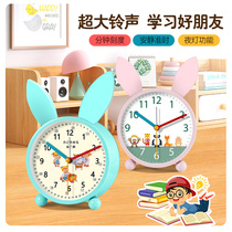 Cute little alarm clock to wake up and wake up students. Desktop alarm clock for children junior high school students and high school students.