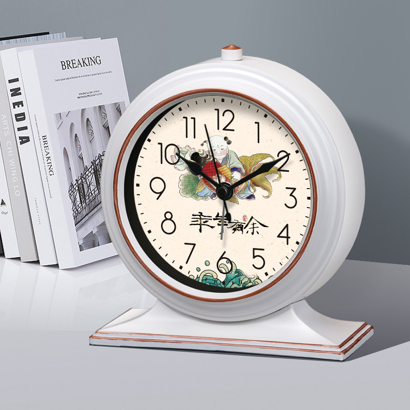 Quartz Pendulum Clock for Living Room, Vintage Home Alarm Clock, Stylish Clock, Desk Clock, Display Clock, Clock Ornament