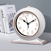 Retro Table Clock, Small Alarm Clock, Silent Desktop Clock, Bedroom Decoration, Living Room Home Clock, Bedside Clock
