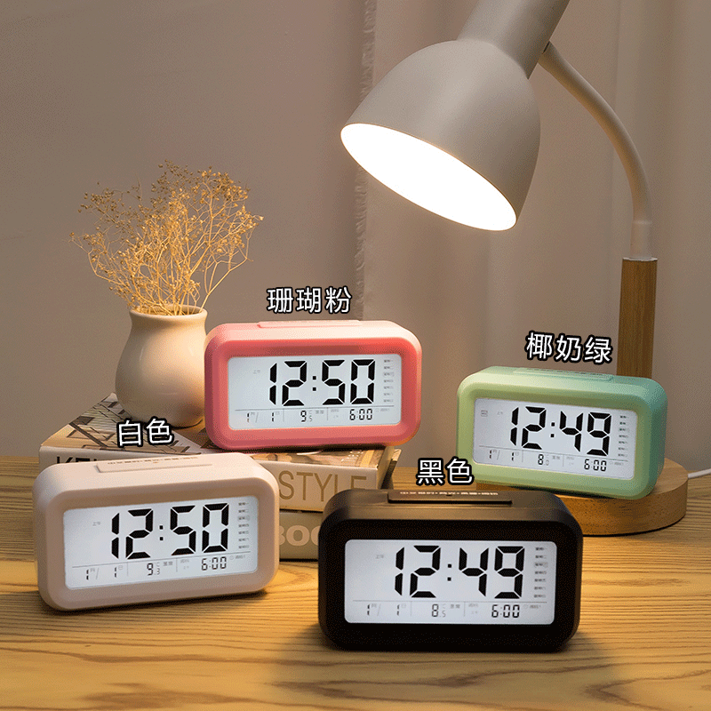 Alarm Clock for Students, Special Wake-Up Tool for Kids, Girls and Boys, Electronic Alarm Clock, Smart 2024 New Model, Internet-Famous, Luminous and Quiet