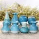 Jingdezhen gốm sứ mini bình thủy sáng tạo cắm hoa phòng khách máy tính để bàn chai nhỏ đồ trang trí thủ công nhỏ tươi - Vase / Bồn hoa & Kệ