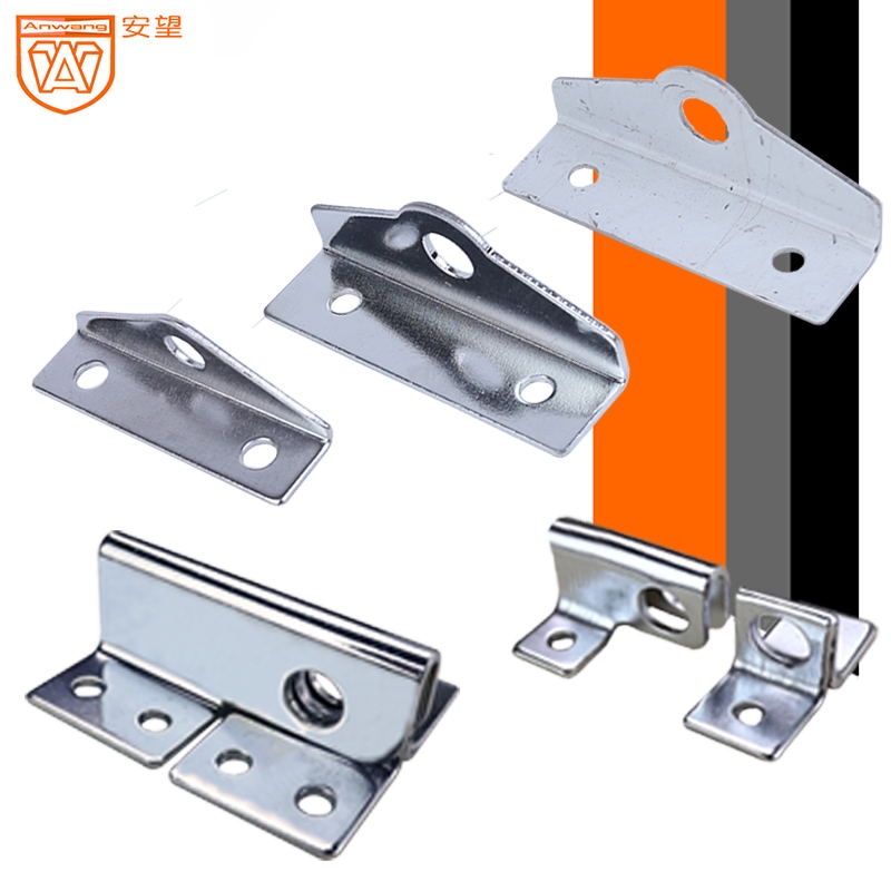 AW stainless steel nose lock Cross-type lock Nose card Shoe buckle Pair lock door buckle Padlock buckle Box lock buckle