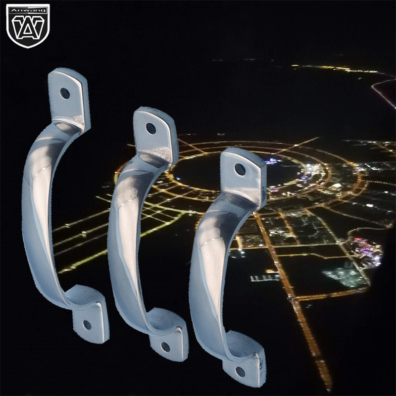 Looking Hot Sell Solid Bow Type 304 Stainless Steel Finely Cast Handle Case Cabinet Hole Cabinet Door Handle Press-Cast Steel Handle