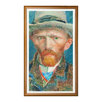 Solid wood picture frame screen HD 4K digital photo frame electronic photo album display music picture frame audio HD smart wall-mounted advertising machine BOE BOE picture screen paper screen 32 43 50 55