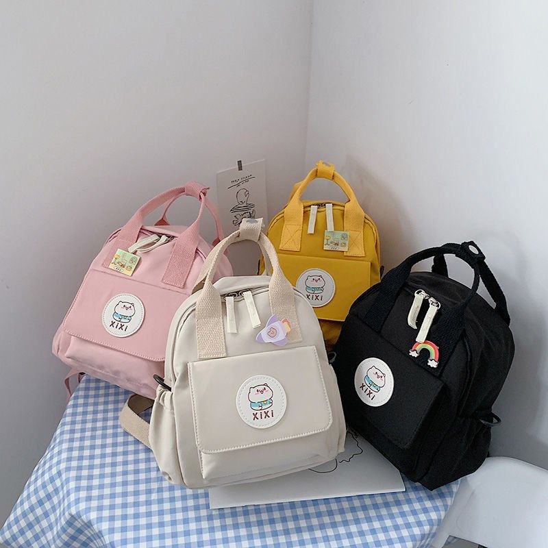 Mommy bag mother-to-baby bag with a baby to go out to her baby milk powder double shoulder bag baby light mother bag