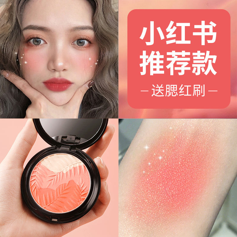 Willow Wood Luster Temperament Blush Young Girl Natural Highlight Student Carrouge's Makeup Makeup-Taobao