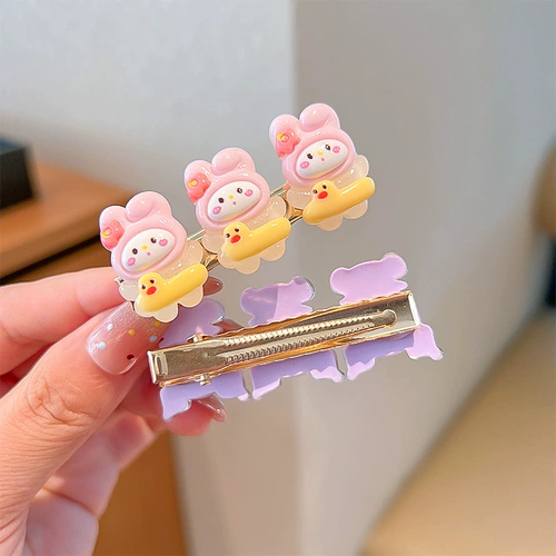 Милая детская мультяшная заколка для волос, шпильки для волос, аксессуар для волос, челка
