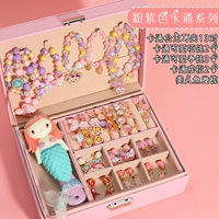 Розово-фиолетовый сиреневый комплект, 34 шт