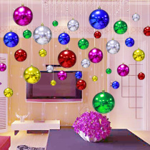 3 -15cm Plated Ball Plastic Ball Christmas Ball Christmas Ball Bright Light Ball Christmas Tree Ornaments Pendant