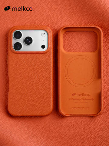 Melkco Leather Grain Genuine leather iPhone Case