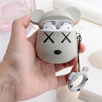【Airpods1/2 Generation】 серого насильственного медведя