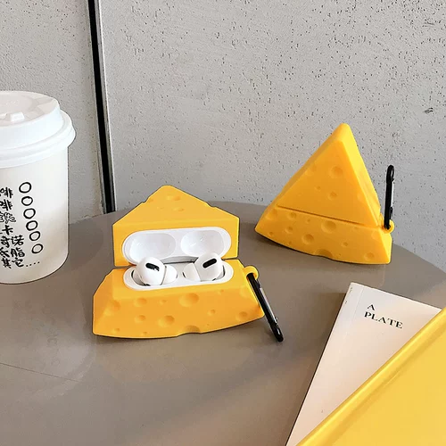 imobile Creative Cheese Airpodspro Protective Set подходит для Apple AirPods3 защитная оболочка 2 -го поколения 1 беспроводная беспроводная штука для штук -гарнитуры iPod, зарядная коробка, три поколения мягкого силикона оболочки